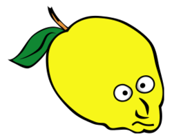 Objects - Cartoon Lemon 