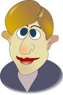 Cartoon - Cartoon Man Face clip art 