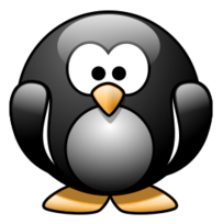 Cartoon penguin 1