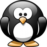 Cartoon Penguin clip art