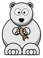 Cartoon Polar Bear