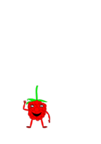 Food - Cartoon Raspberry 