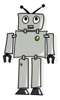 Technology - Cartoon Robot 