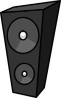 Cartoon - Cartoon Speaker clip art 