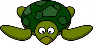 Cartoon Turtle clip art