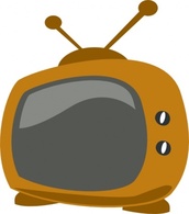 Cartoon - Cartoon Tv clip art 