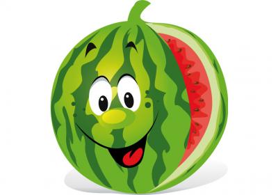 Food - Cartoon Watermelon 
