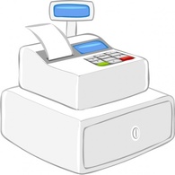 Cashier Case Calculator clip art Preview