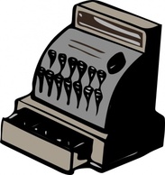 Cashier Drawer clip art Preview