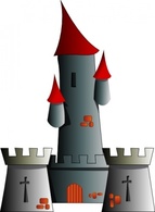 Buildings - Castle clip art 