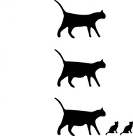 Icons - Cat Icons clip art 