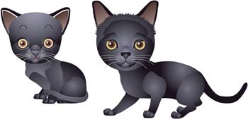 Animals - Cat vector 61 