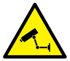 Signs & Symbols - Caution CCTV 