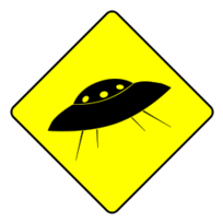 Signs & Symbols - Caution UFO 