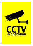 Cctv In Operation Vector Sign Preview