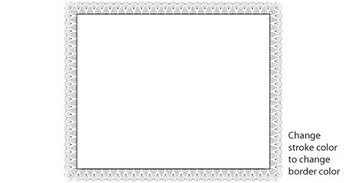 Certificate border free vector Preview