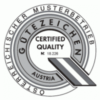 Industry - Certified Quality Seal Austria Musterbetrieb 