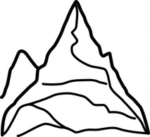 Chain Of Mountains clip art Preview