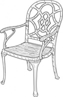 Objects - Chair clip art 