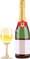 Champagne for celebration vector 7 