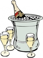 Champagne On Ice clip art Preview