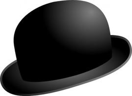 Chaplinbowler clip art 