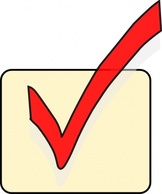 Checkbox clip art 