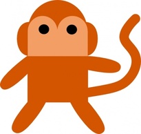 Cheeky Monkey clip art Preview