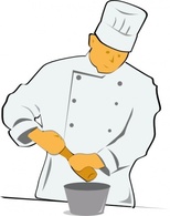 Human - Chef clip art 