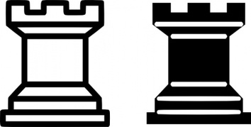 Sports - Chess Piece Rook clip art 