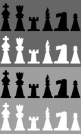 Sports - Chess Pieces clip art 