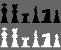 Sports - Chess Set Pieces clip art 