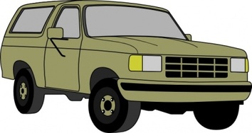 Transportation - Chevrolet Blazer clip art 