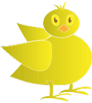 Chick Vector Image 