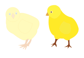 Animals - Chicks Figure Color 