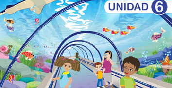 Children under the sea world vector