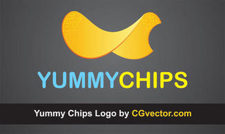 Food - Chips Logo Vector 