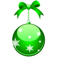 Christmas Ball Vector Graphic