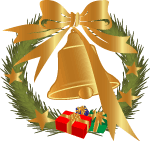 Christmas Bell Decoration Vector 