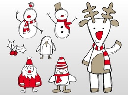 Christmas Doodles Preview