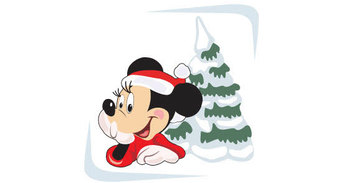 Abstract - Christmas free vector art and Mickey Mouse 
