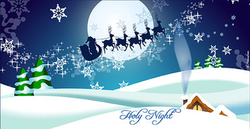 Holiday & Seasonal - Christmas time free vector 