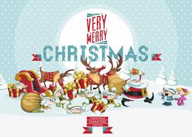 Holiday & Seasonal - Christmas Vector Art Characters Pack 