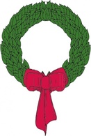 Christmas Wreath clip art