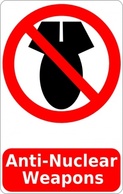 Military - Cibo Anti Nuclear Weapons Sign clip art 