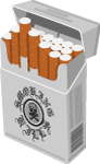 Cigarette Box Vector Image 