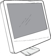 Technology - Cinema Display clip art 