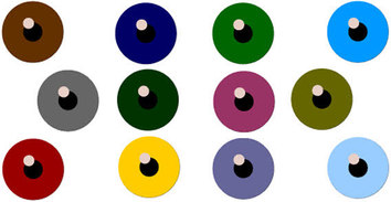 Circle Eyes Free Vector