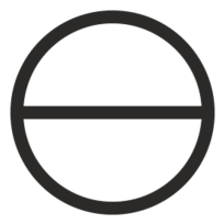 Circle with Horizontal diameter