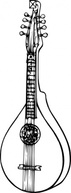 Cittern clip art